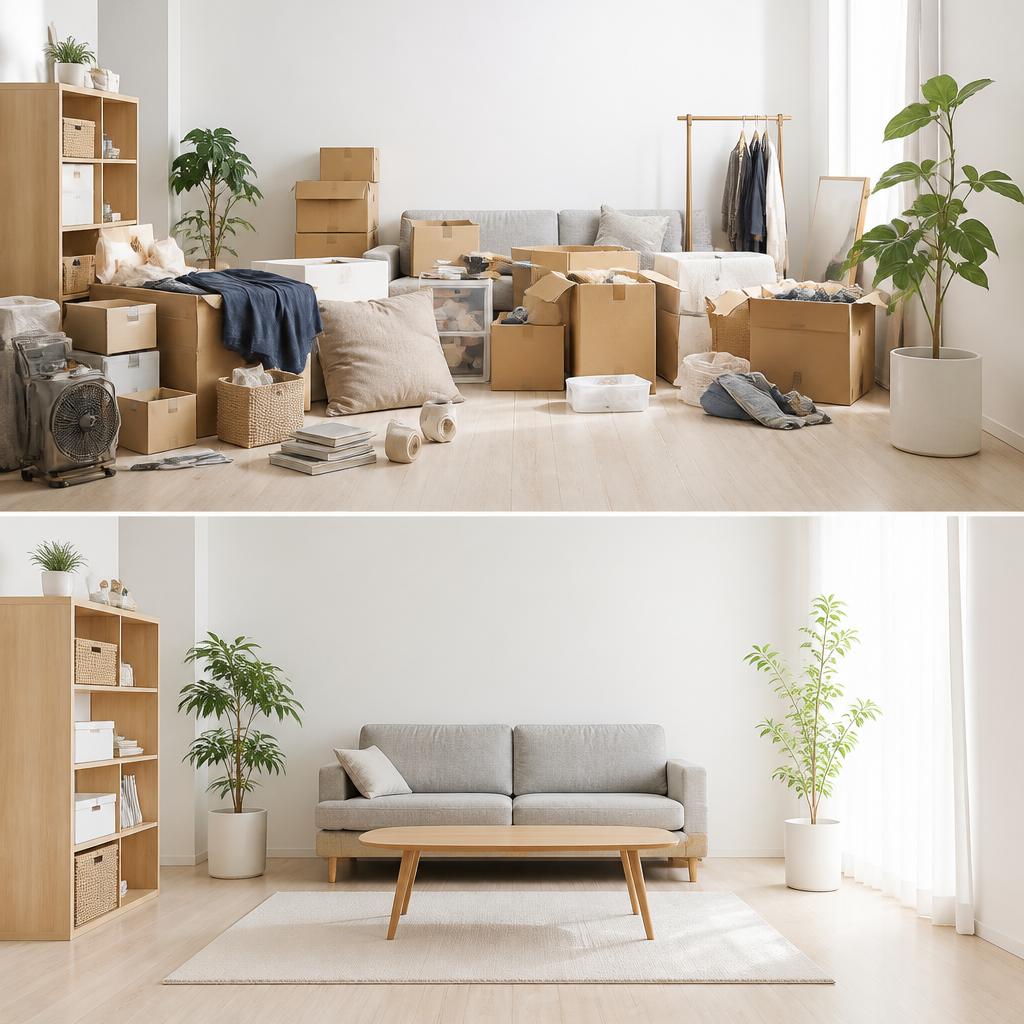 2. 不用品処分で空間をすっきり整理