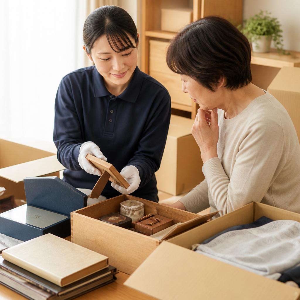 心を込めた遺品整理の実績